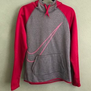 NIKE Dri-Fit Burgundy Hoodie
